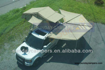 Beige Roof Top Tent / Car Top Tent & Awning