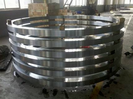 C45, 50mn Q+T, 42CrMo4 Q+T, AISI 1050 Q+T Inner and Outer Rings for Slewing Ring Bearing