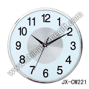 Blue White Wall Clock
