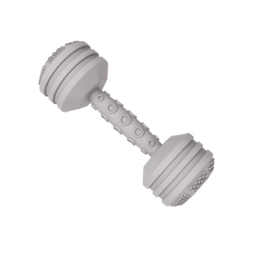 Dumbbell Infant Rammle Silicone Theitting speelgoed