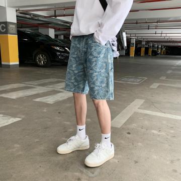 Short de plage à lacets baggy pour homme