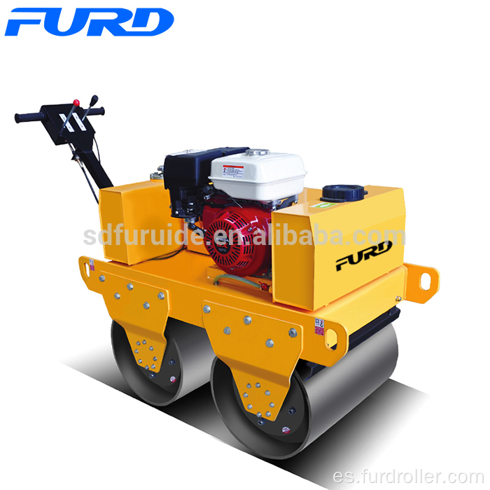 Rodillo vibratorio doble FYL-S600 9HP GX270 para pavimentación de asfalto en Sudáfrica