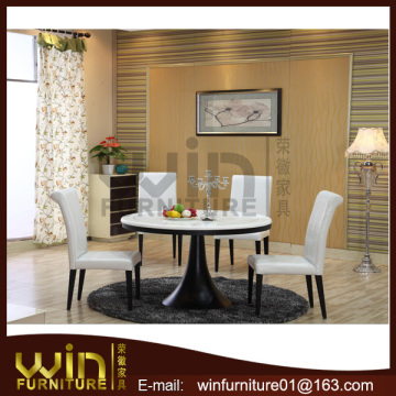 modern contemporary white dining table set made in china