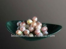 Oval marble fruit tray