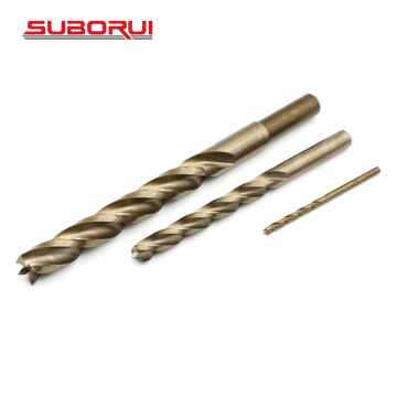 SUBORUI Fully Ground Three Flute Brad Point HSS Wood Drill Bit