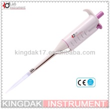 100-500ul Single Channel Coloured Adjustable Pipette-Five Fixed Volume