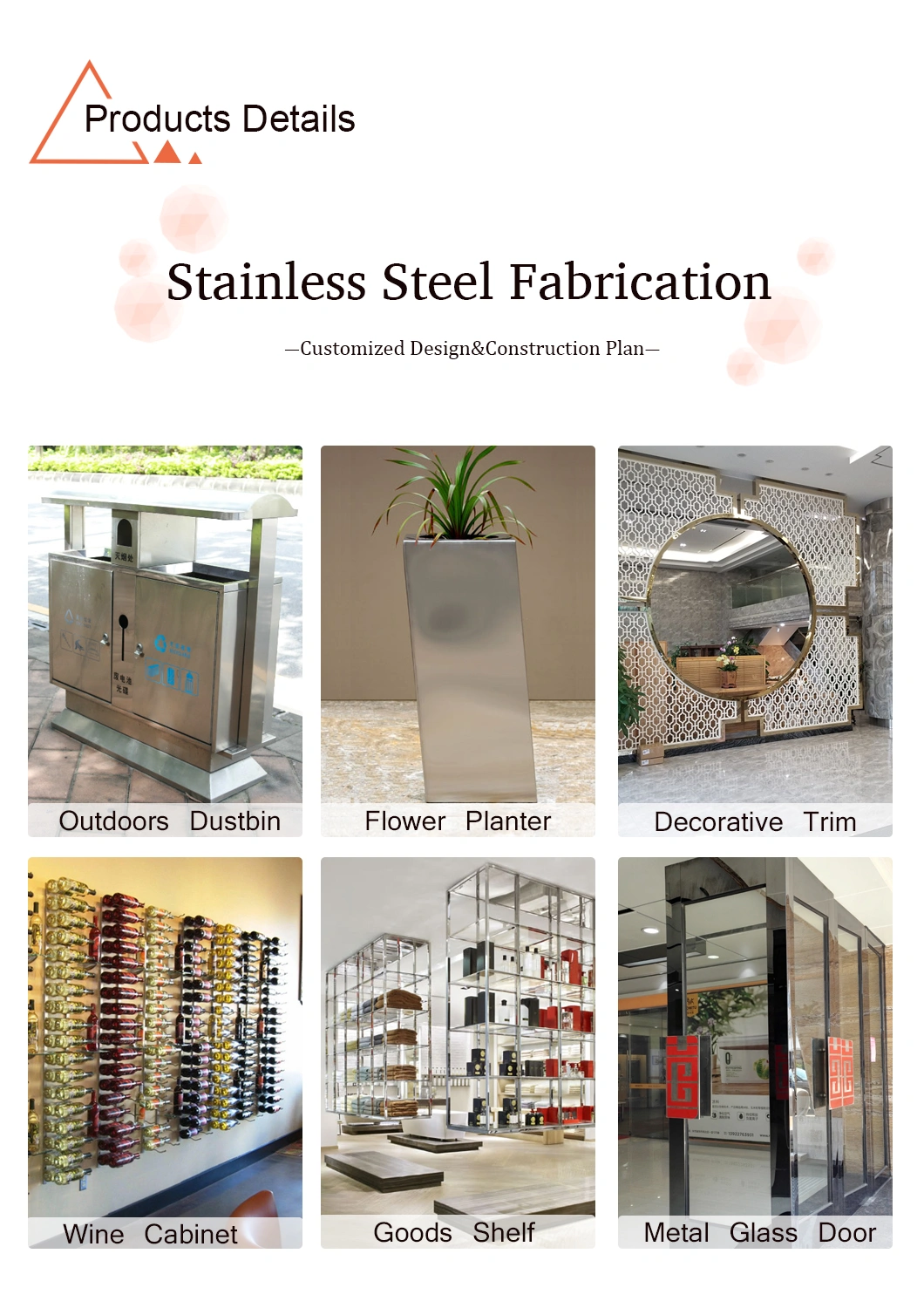 Custom Made Stainless Steel Outdoor Recycle Dustbin