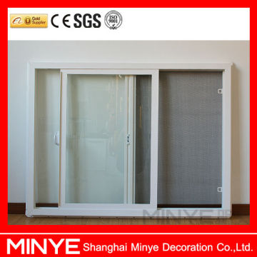 cheap price sliding plastic window with fixed window