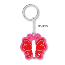 Custom RTS Design 2D Butterfly Shape Key Ring - China GOODA Factory