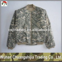 digital camouflage rip-stop flight jacket
