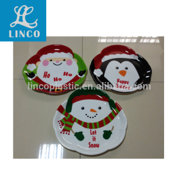 Christmas Festival Decorative Plastic Plate