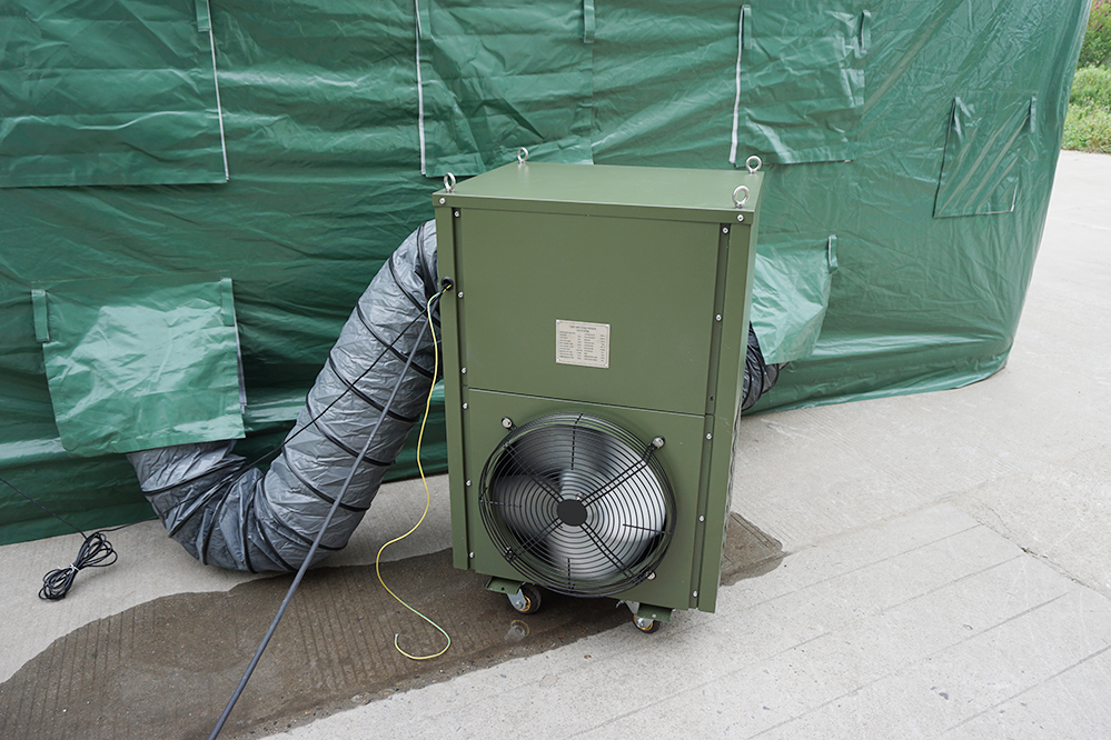 Unidad de enfriamiento de aire acondicionado portátil para campamentos de carpa