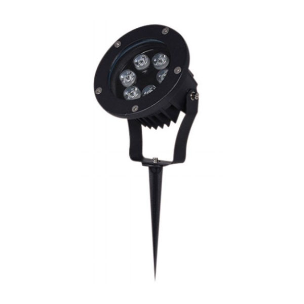 Dimmable Aluminum Black 6W CREE LED Spike Light