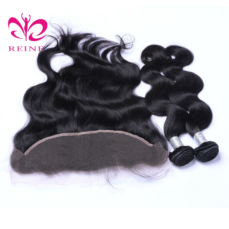 Brazilian Hair body wave virgin human hair Bundles with 13x4 Lace Frontal Closure 100%  Human Hair 3 Bundles With Frontal