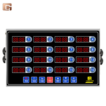 Cooking Calculagraph Timer: 16 Channel Digital Kitchen Timer with Loud Alarm