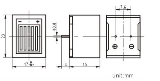 FBMMB2315P buzzer with pin