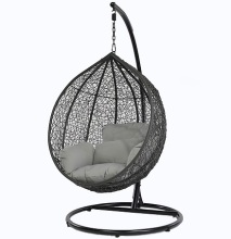 Egg Shape Rattan Swing Chair for Patio