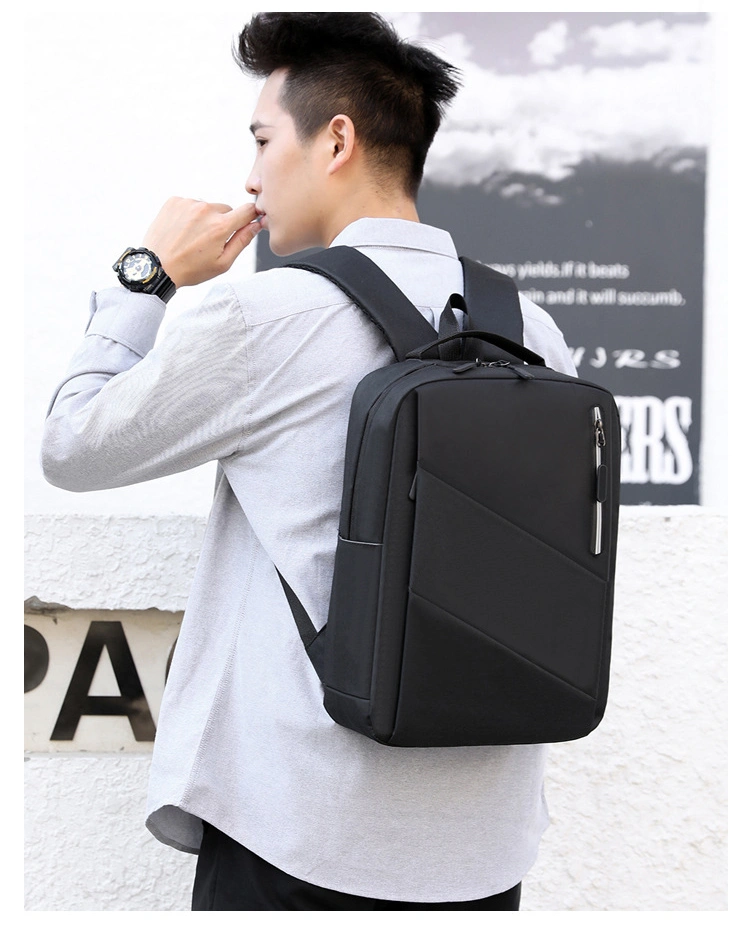 Waterproof Casual School Bag Korean Backpack Business Laptop Bag Men′ S Backpack