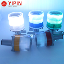 Solar-Powered LED Flashing Traffic Cone Warning Light for Road Safety