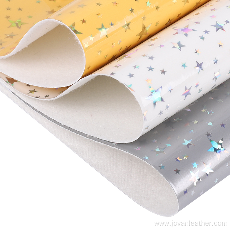 Thick Film Laminated Warp Fabric Pu Faux Leather