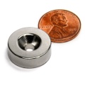 Disc Rare earth Neodymium magnet with screw hole