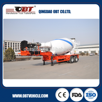 high guality concrete mixer semi trailer semi-trailer spare tire carrier lpg semi trailer