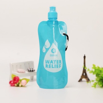 Students use customized 480ml bottle shape-bag for drinking