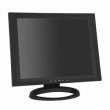 19" Quad Display CCTV Monitor, w/Protection Glass