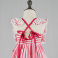 Dollcake remake girls pink stripe spring dress