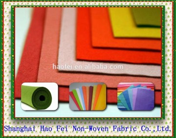 Color 100% Polyester felt nonwoven fabric