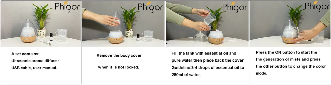 Ultrasonic Aroma Oil Diffuser Best Oil Diffuser Difusores De Aromaterapia