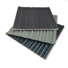 Wooden Plastic Siding Fluted Panels for Saudi Arabia Grille Style Decorative Design WPC Exterior Wall Cladding