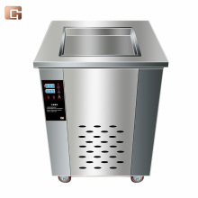 35cm Pan Fry Ice Cream Machine Rolled Ice Cream Machine