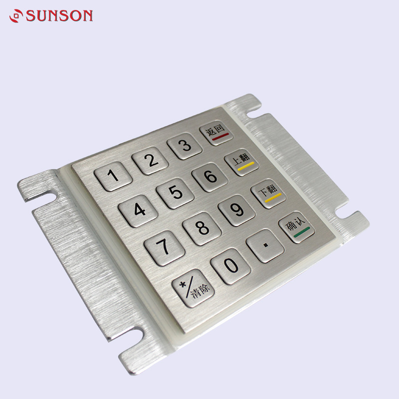 لوحة المفاتيح المعدنية USB أو PS2 لوحة المفاتيح الرقمية