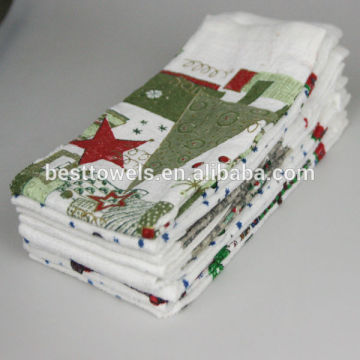 terry cloth printed kitchen towel