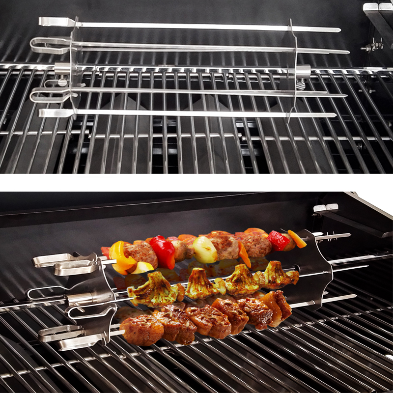 Пӯлоди зангногир rotisserie kebab skewers