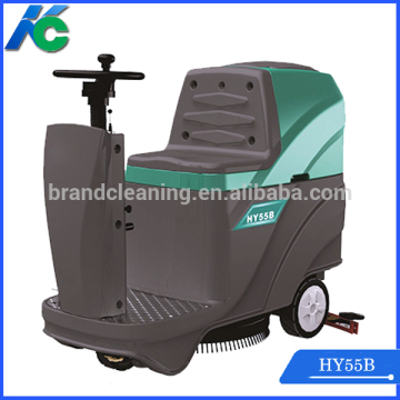 Single brushes floor scrubber