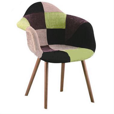 Splicing Fabric Dining and Leisure Chair