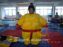 2014 best quality funny inflatable sumo wrestling suits
