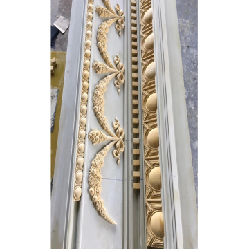 Flexible Fireproof Carved Mouldings for Building Materials Crown Molding