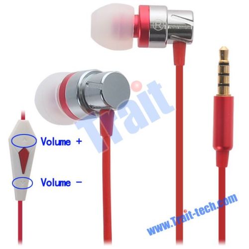 Earbud in-Ear Earphone Headphone with Remote and Mic for Apple iPhone