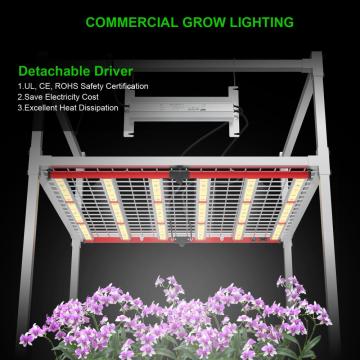 650W Full Spectrum Daisy Cadena LED DIMMABLE LED GROB CON SAMSUNG LM281B LM301B LM301H para el crecimiento de la planta hidropónica