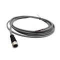 Grey M8 Female 3 pin Sensor Extension Cable