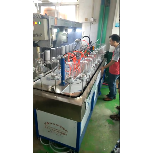 glass bottle for coating line