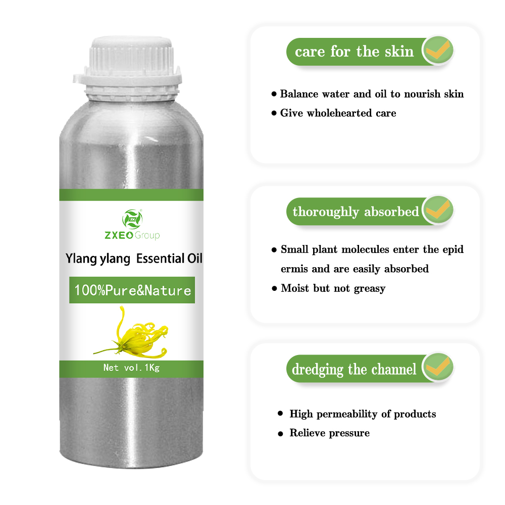 Óleo Essential de Alta Qualidade de Óleo Essential Ylang 100% puro e natural para compradores globais O melhor preço