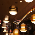 ضوء قلادة مطعم قفص التسوق الداخلي