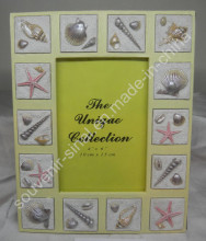 Resin Seashell Decoration, Picture Frame