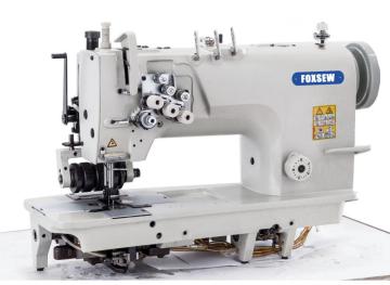 High Speed Three Needle Lockstitch Sewing Machine with Puller