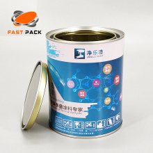 1 Quart(1L) Round Metal Paint Cans w/ Plugs