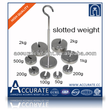 standard calibration weight,slooted weight